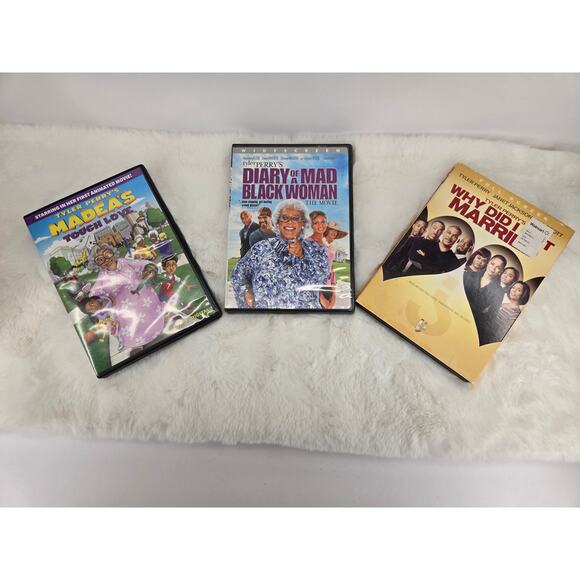 Tyler Perry 3 Movie DVD Bundle | Madea | Why Did I Get Married | DVD Lot - Picture 2 of 3